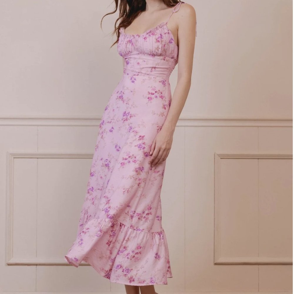 pink spring dress